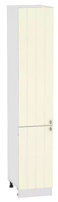 Шкаф пенал с 2-мя дверцами Прованс 400Н (для верхних шкафов высотой 920) Ваниль/Белый