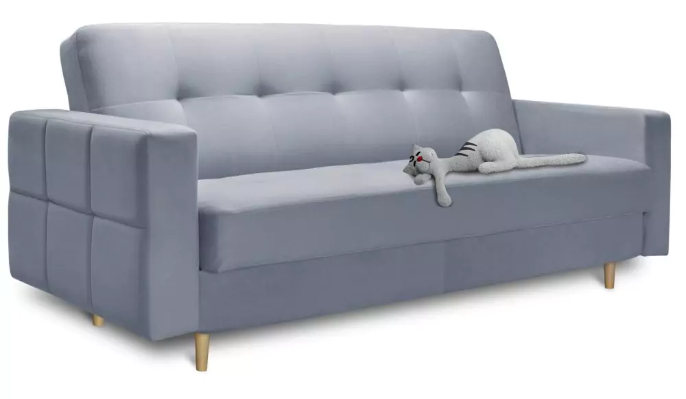 Прямой диван-кровать Любава дизайн 1