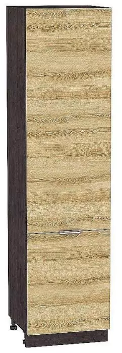 Шкаф пенал с 2-мя дверцами Терра 600Н (для верхних шкафов высотой 920) Ель Карпатская/Венге