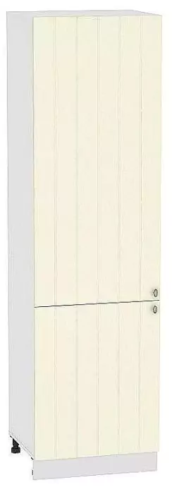 Шкаф пенал с 2-мя дверцами Прованс 600Н (для верхних шкафов высотой 920) Ваниль/Белый