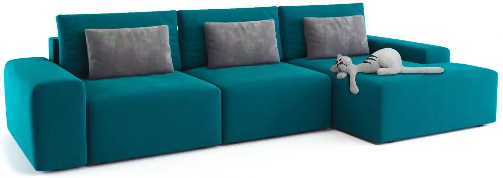 Модульный угловой диван Гунер нераскладной дизайн 1