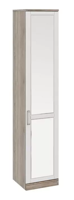 Шкаф-пенал с зеркалом правый Прованс дизайн 2