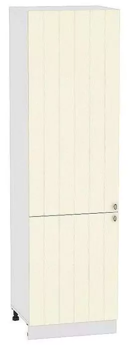 Шкаф пенал с 2-мя дверцами Прованс 600 (для верхних шкафов высотой 720) Ваниль/Белый