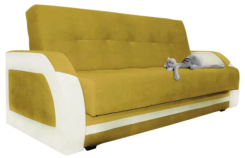 Диван-кровать Феникс желтый