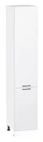 Шкаф пенал с 2-мя дверцами Флэт 400х2140 White In 2S/Белый