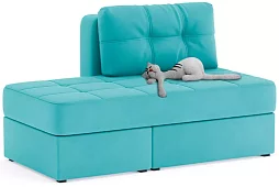 Диван Оливер уно Еврокнижка Голубой 