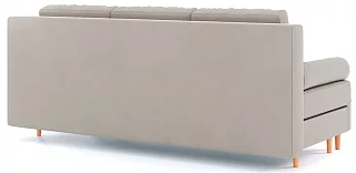 Прямой диван Белфаст Еврокнижка Бежевый 