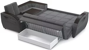 Угловой диван Монреаль Аккордеон Серый