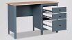 Стол письменный САГА, Синий