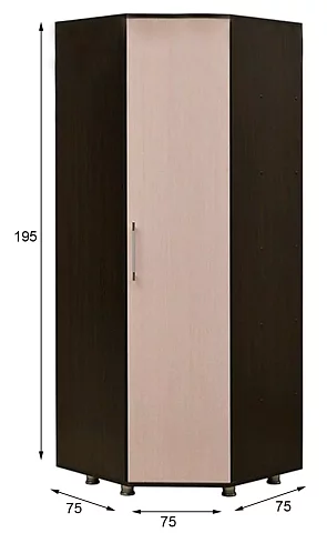 Шкаф угловой Кармен-08 BMS, Бежевый