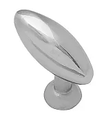 Ручка кнопка мебельная K-1040 Серый 