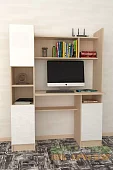 Компьютерный стол Мебелеф-20 Черный 