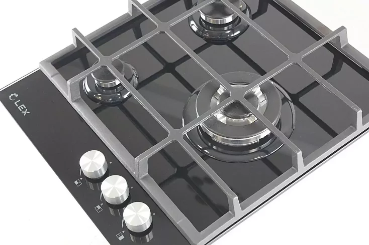 Газовая варочная поверхность GVG 431 BL, Черный