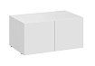 Шкаф двухдверный Берген ПРО с ящиками и антресолью ШК-800 (белое дерево), Белый
