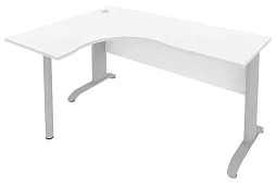 Стол криволинейный 1200 Рива С Белый