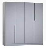 Шкаф распашной Рондело виз 4-дверный 2.0 м, графит