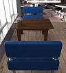 Диван Сантьяго 80, Синий
