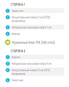 Матрас Лонакс Релакс ППУ Сокос TFK Белый 