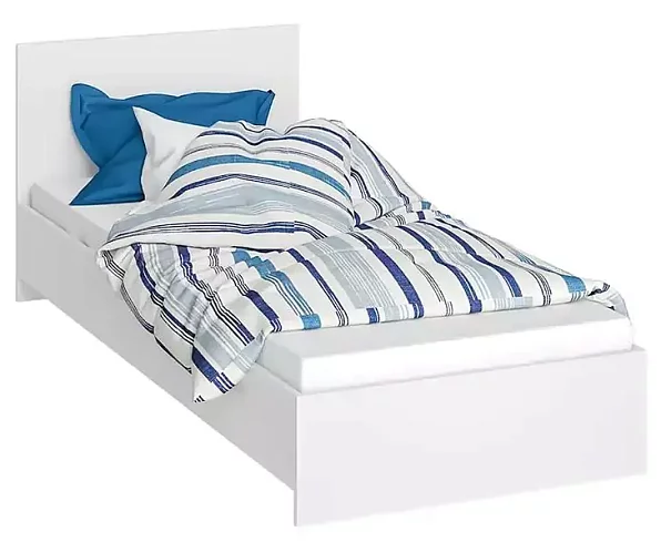 Кровать Ронда КР-080 (белое дерево), Белый