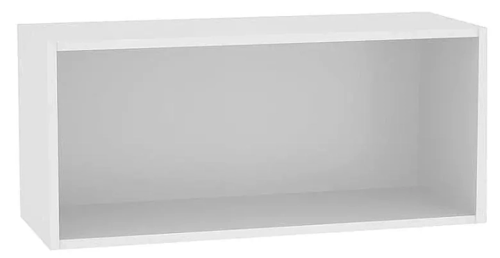 Шкаф верхний горизонтальный остекленный Ницца 800 каркас