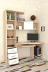 Компьютерный стол угловой Мебелеф-19, Бежевый