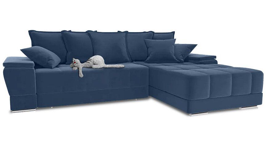Угловой диван Нордвикс, Синий