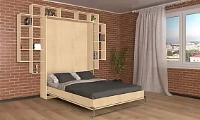 Шкаф-кровать трансформер Шелли 22 BMS дизайн 2 Трансформер Бежевый