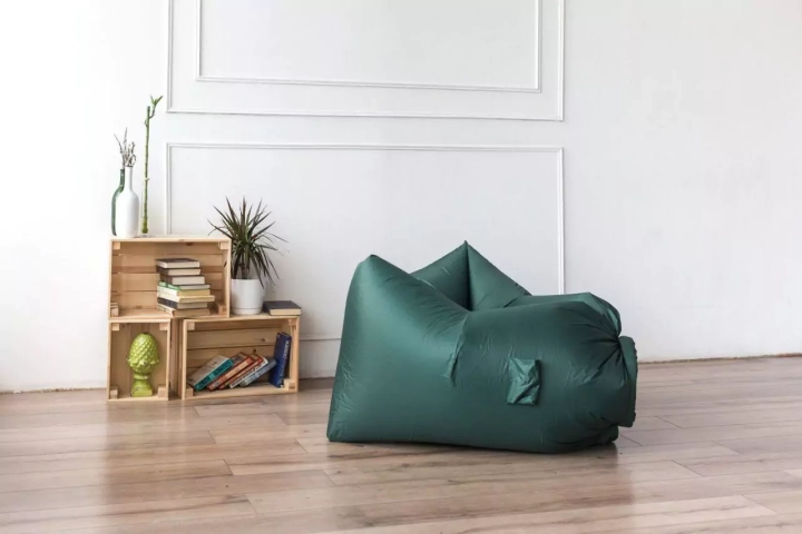 Надувное кресло AirPuf Зеленое