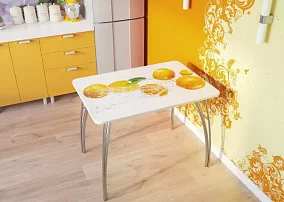 Стол-рабочий кухонный Апельсины