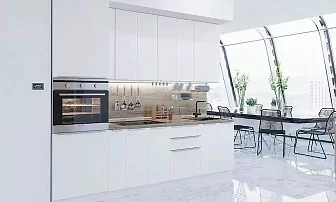 Кухня Фьюжн-03 Silky White