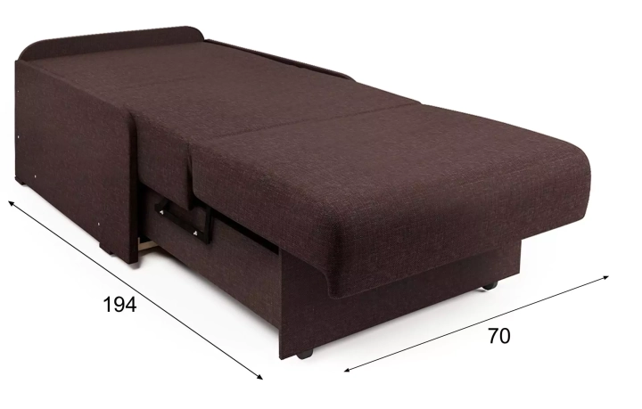 ф114А Кресло-кровать Коломбо БП дизайн 1 габариты см