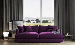 Прямой диван Ибица дизайн 4