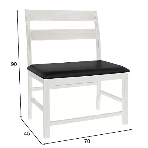 Скамья Артур дизайн 2, Черный