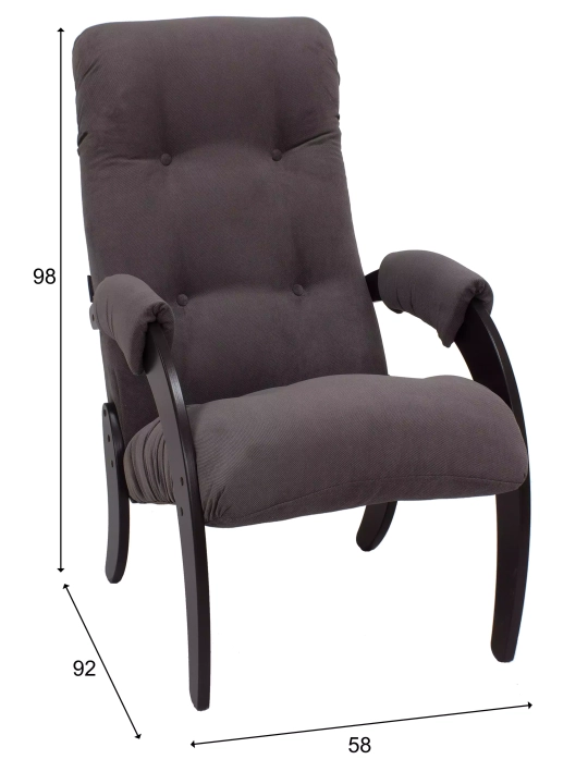 ф94 Кресло для отдыха Комфорт Модель 61 Дизайн 5 габариты
