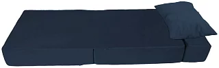 Бескаркасный диван Квадро Раскладывается на пол Синий 