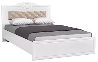 Кровать с мягкой спинкой 140 Монако МН-8+МН-8А Кровати без механизма 