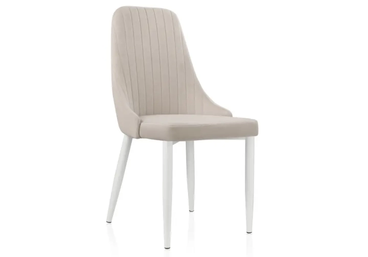 Стул Kora white / beige, Бежевый