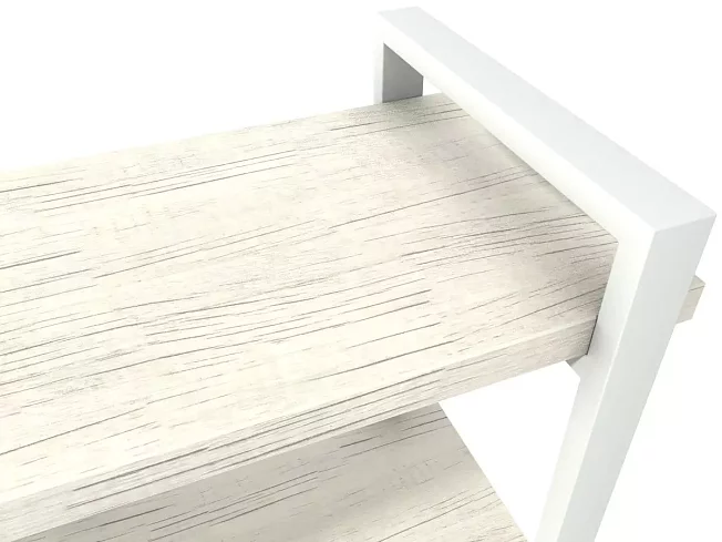 Стеллаж Айсберг Лофт 240х182-4, Белый