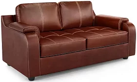 Прямой диван Берета Мини Без механизма Коричневый