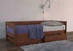 Тахта Дримлайн с выкатными ящиками, Коричневый