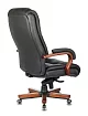 Кресло руководителя Бюрократ T-9925 Walnut дизайн 1, Черный