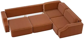 Модульный диван Триумф Лонг Слайд Еврокнижка Коричневый